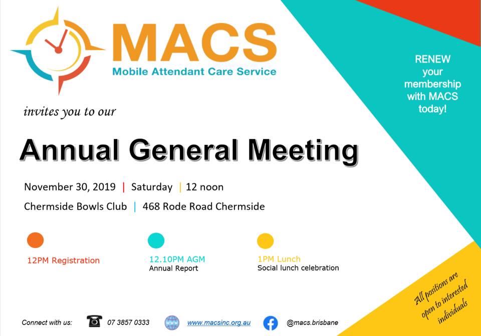 MACS 2019 AGM