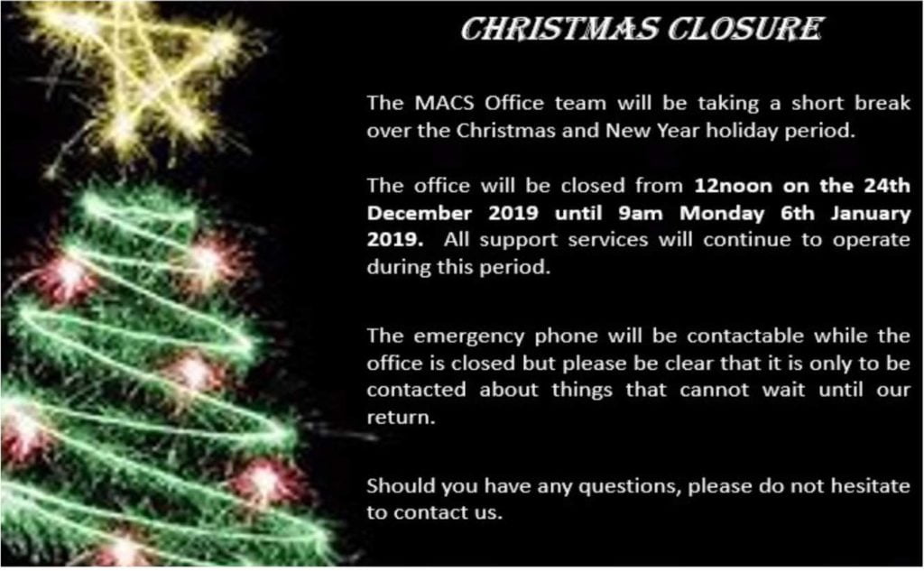 holiday office hours
